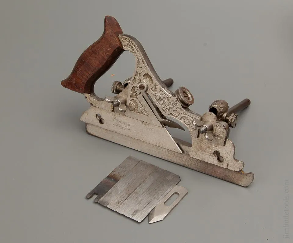 100% COMPLETE and Fine! STANLEY No. 143 Bull Nose Plow and Matching Plane in Original Box circa 1910-20 - 77065R