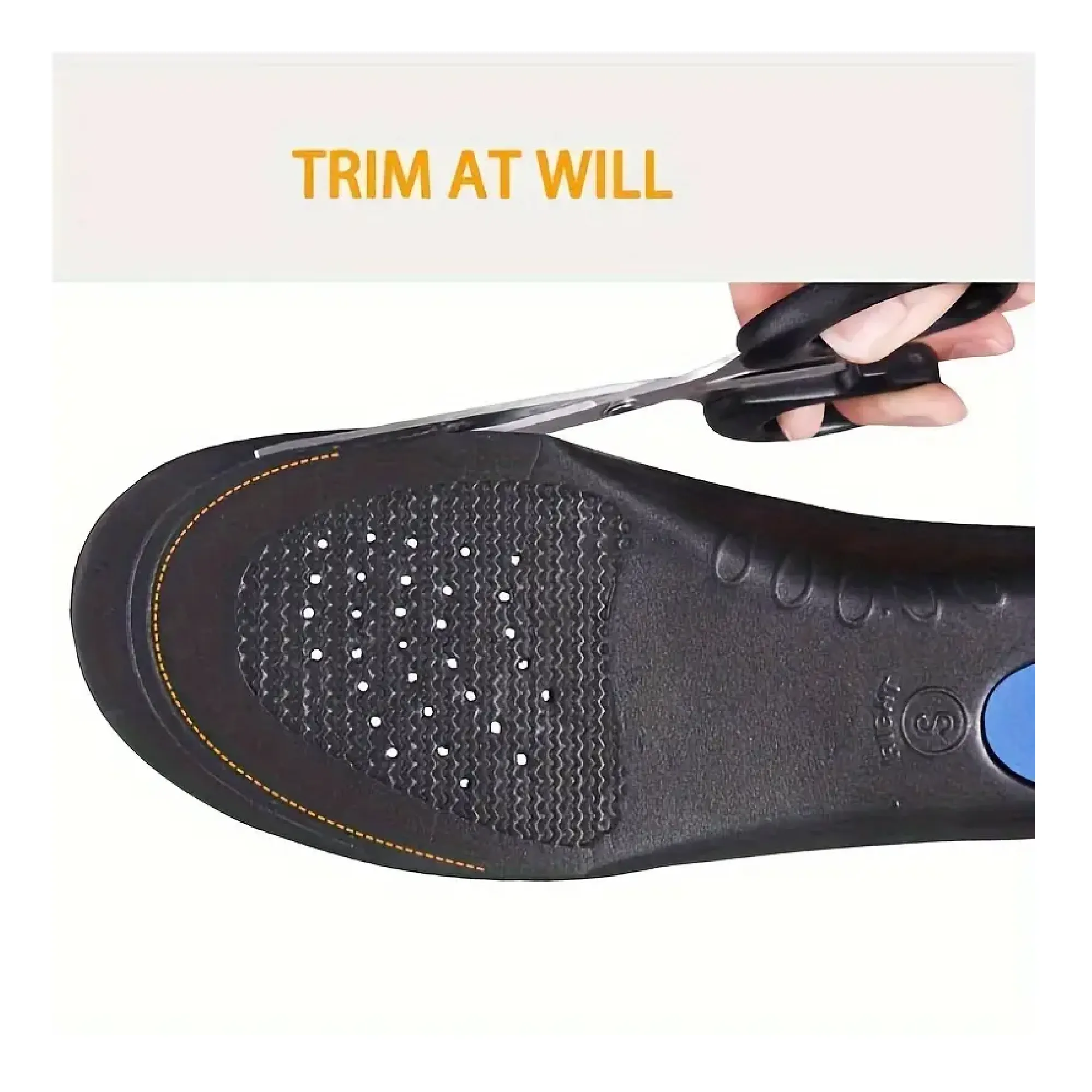 1Pair Breathable Comfortable Flat Feet Correction Insoles For Men And Women