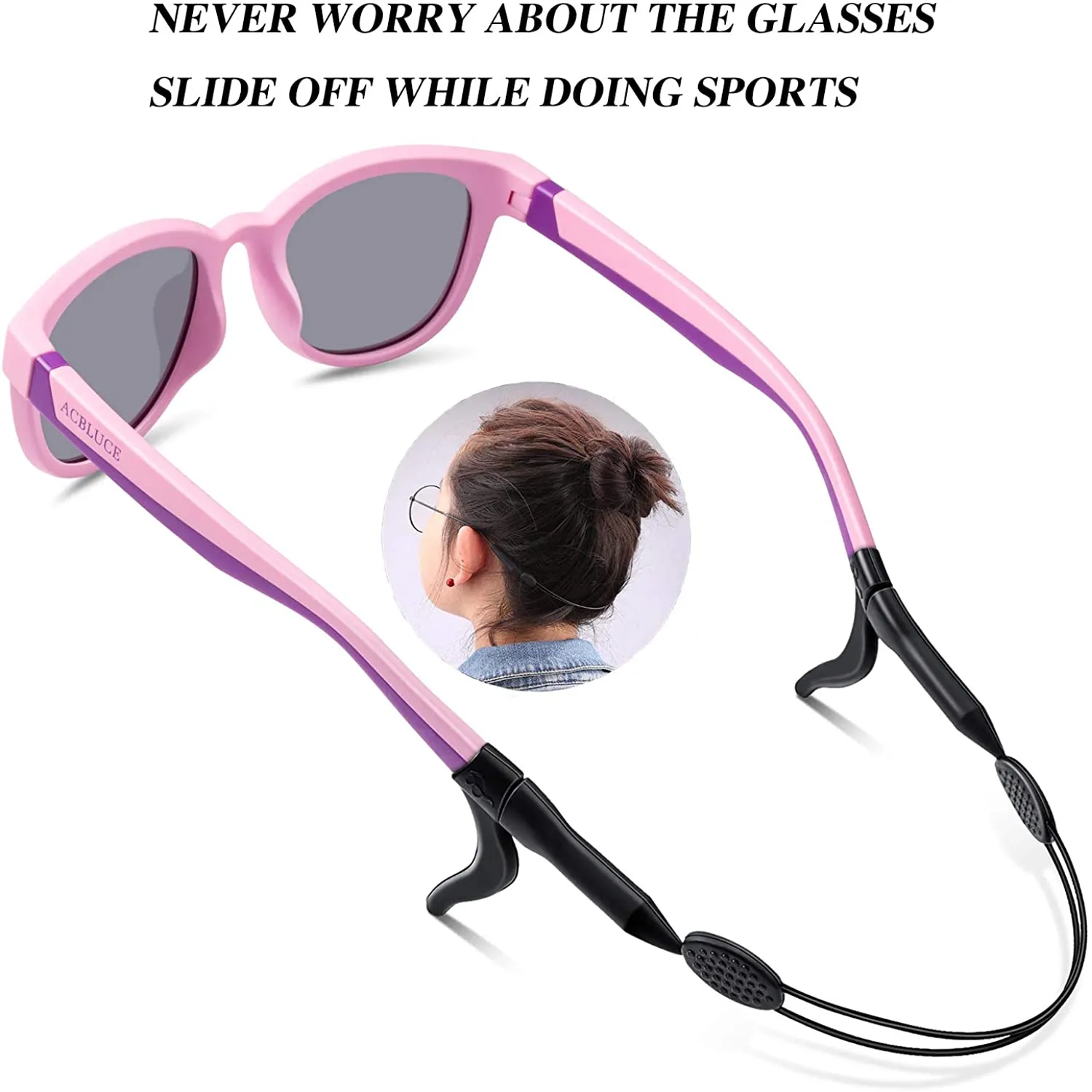 ACBLUCE | Polarized Sports Sunglasses For Kids