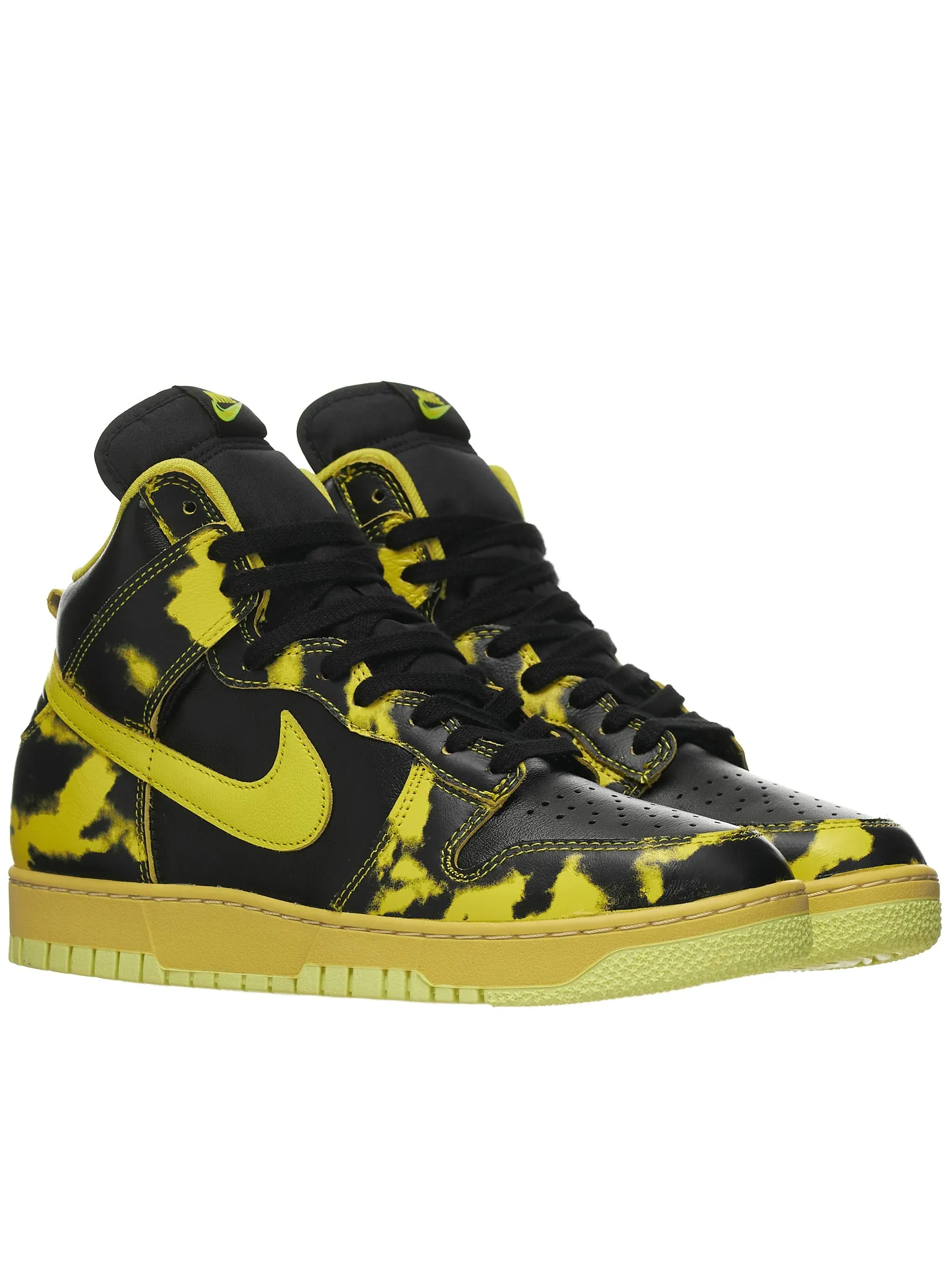 Acid Hi Dunk Sneakers (DD9404-001-BLACK-YELLOW)