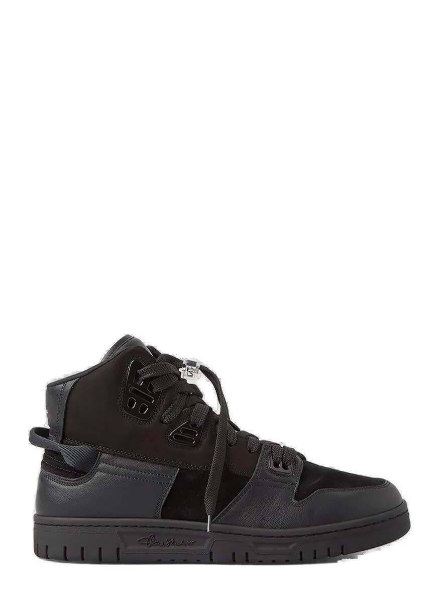 Acne Studios Round Toe High-Top Sneakers