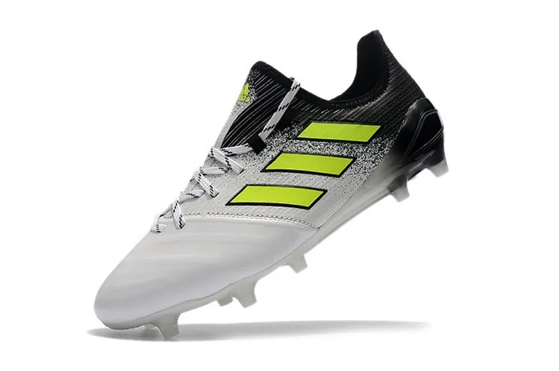 Adidas ACE FG Football Shoes White/Black/Green