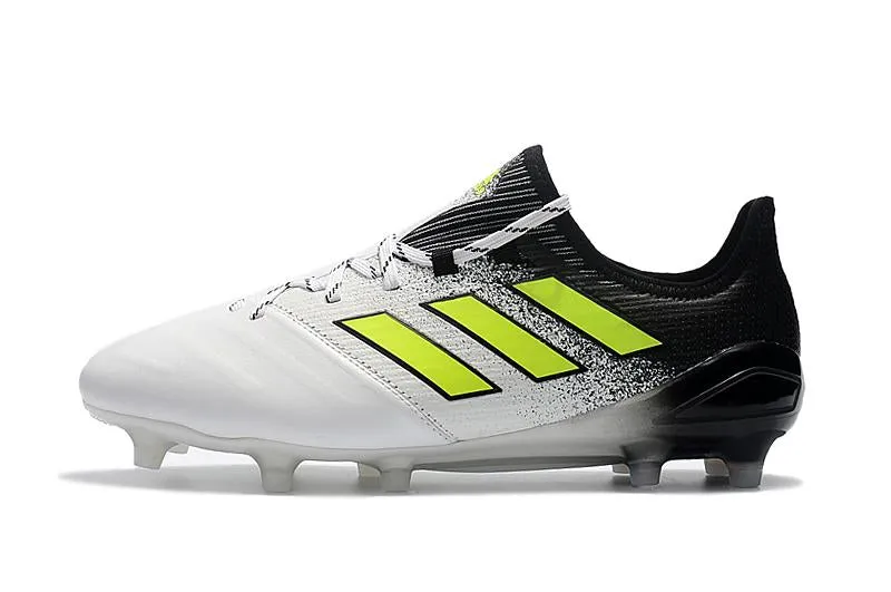 Adidas ACE FG Football Shoes White/Black/Green