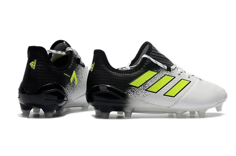 Adidas ACE FG Football Shoes White/Black/Green