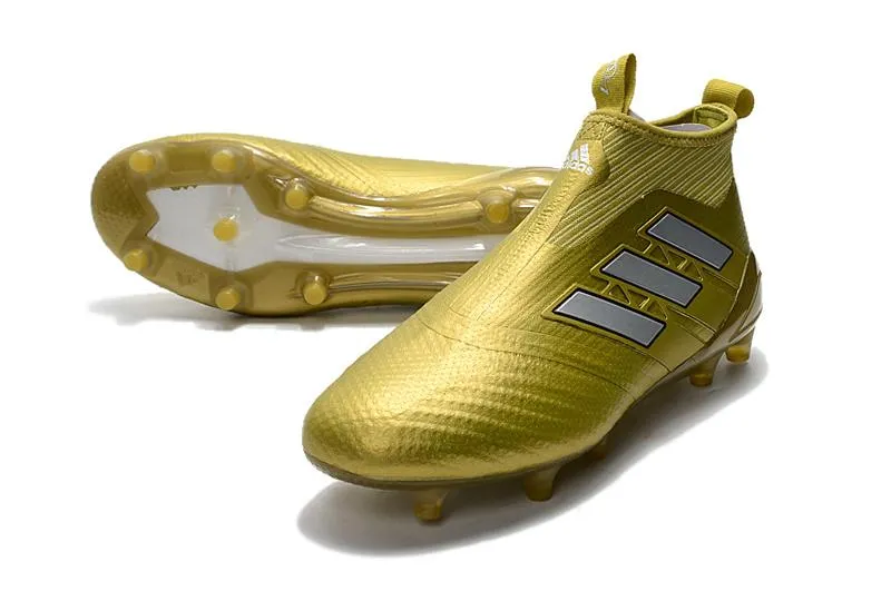 Adidas ACE PureControl FG Football Shoes Gold/White