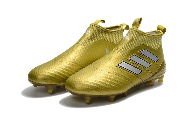 Adidas ACE PureControl FG Football Shoes Gold/White