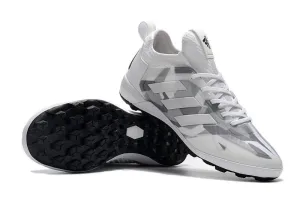 Adidas ACE TF Grass Spike Soccers Shoes White/Gray