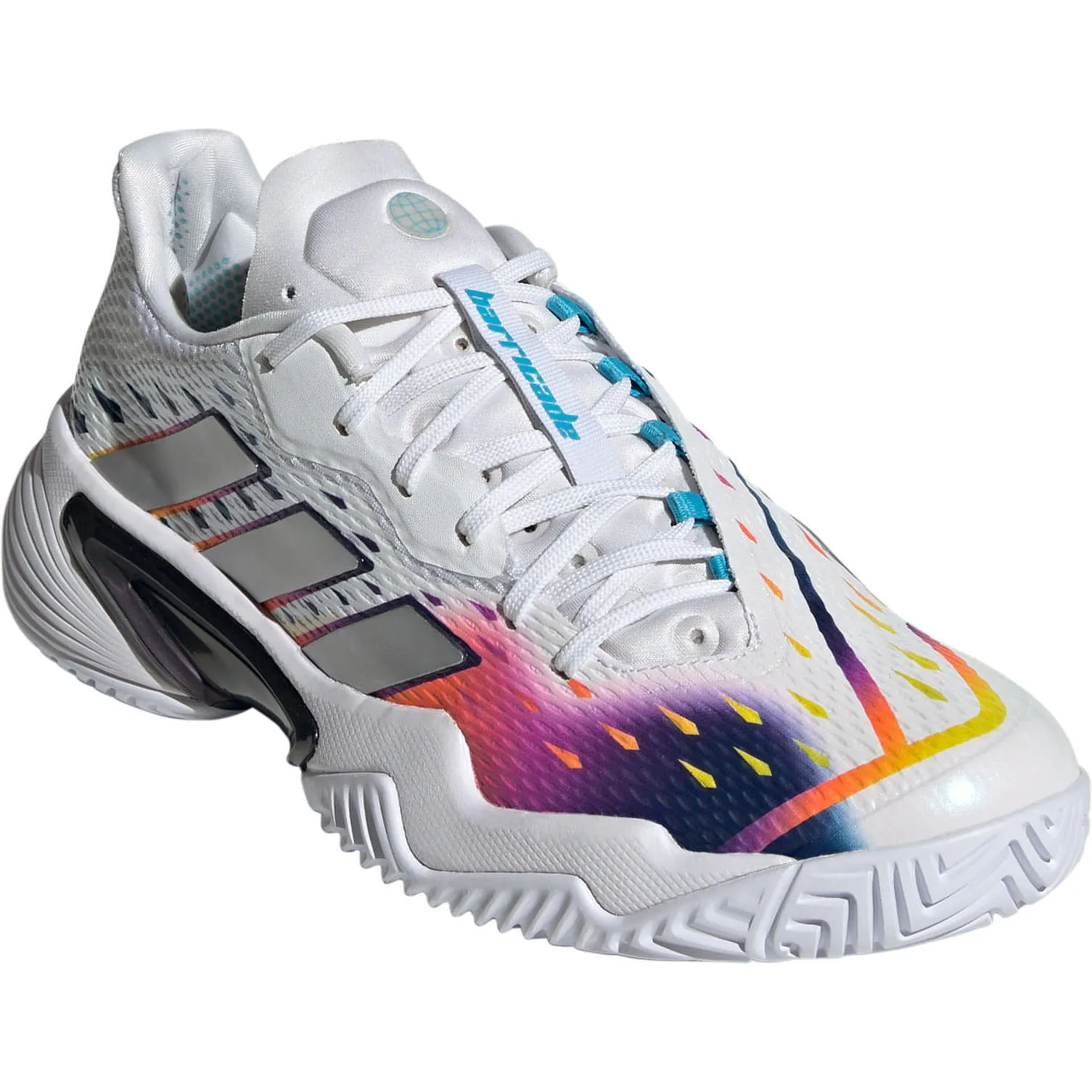 adidas Barricade Womens Tennis Shoes - White