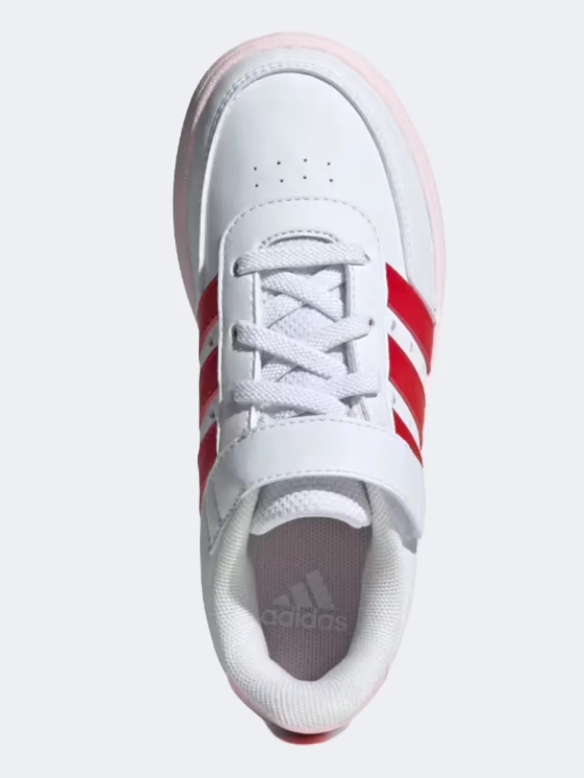 Adidas Breaknet 2 PsGirls Sportswear Shoes White/Scarlet/Pink