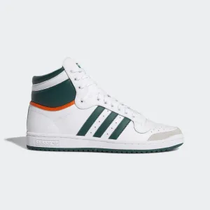 Adidas Original TOP TEN HI Men's - FTWWHT/CGREEN/ORANGE