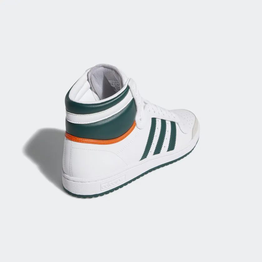 Adidas Original TOP TEN HI Men's - FTWWHT/CGREEN/ORANGE