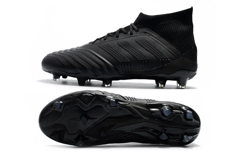 Adidas Predator FG Studded Football Shoes Black