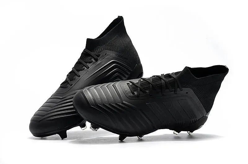 Adidas Predator FG Studded Football Shoes Black