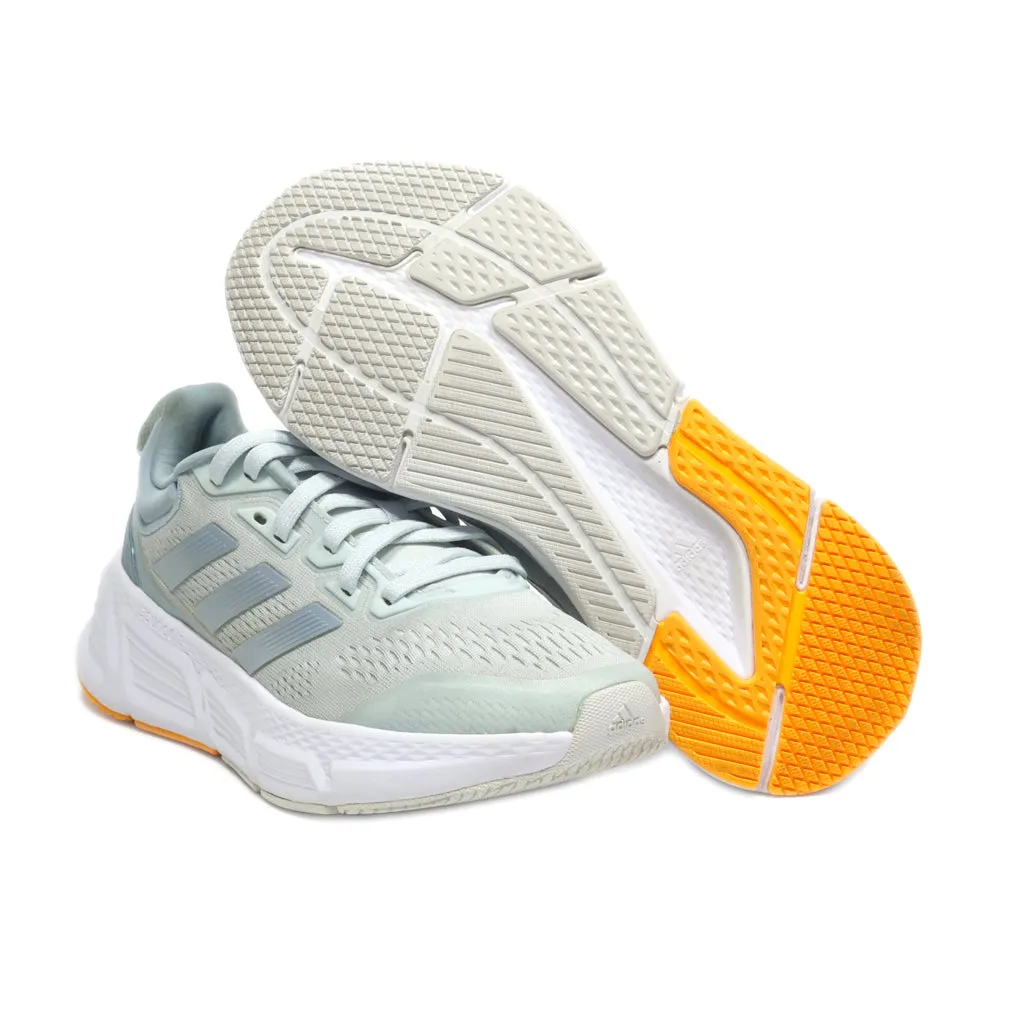 Adidas Questar Sport Shoes Fabric Green Colour For Women