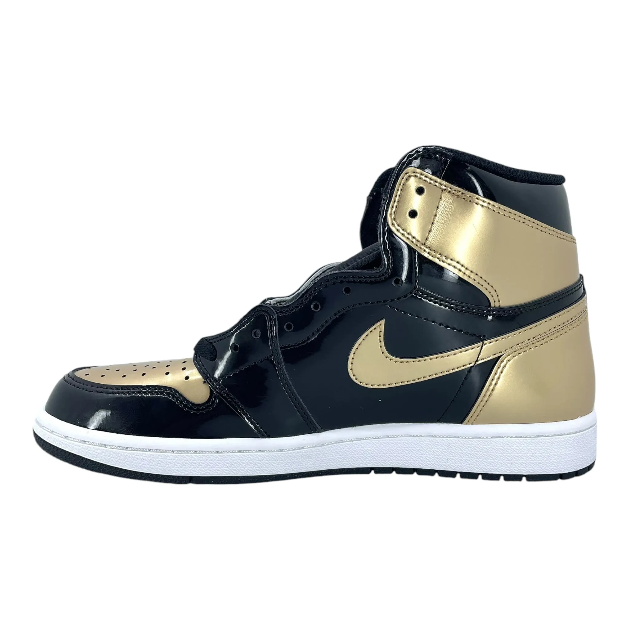 Air Jordan 1 Retro High NRG Patent Gold Toe