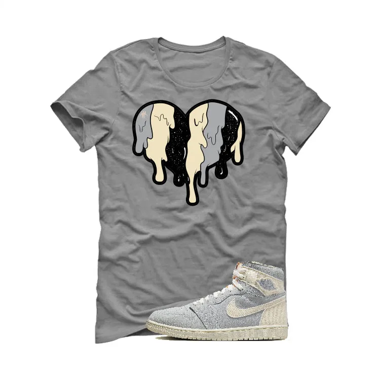 Air Jordan 1 Retro High OG Craft "Ivory" | illcurrency Grey T-Shirt (Heart)