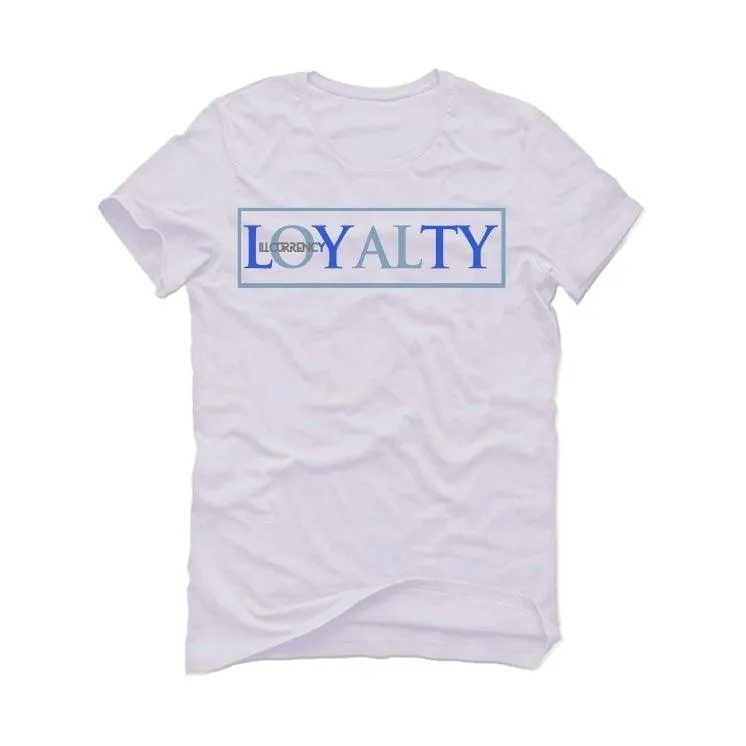 Air Jordan Retro 1 Retro High OG Hyper Royal White T-Shirt (Loyalty)