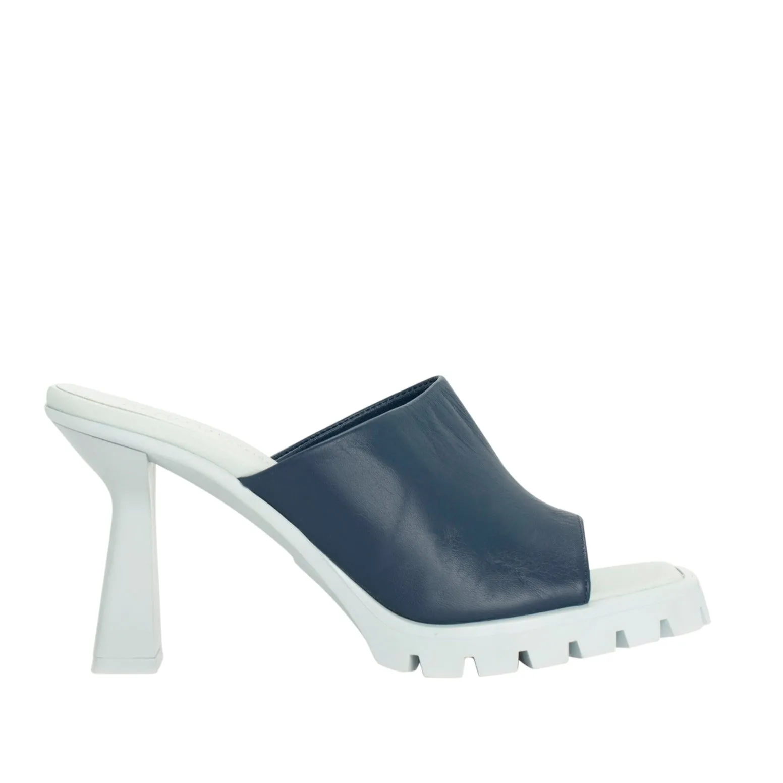 Amy Blue Leather Sandal