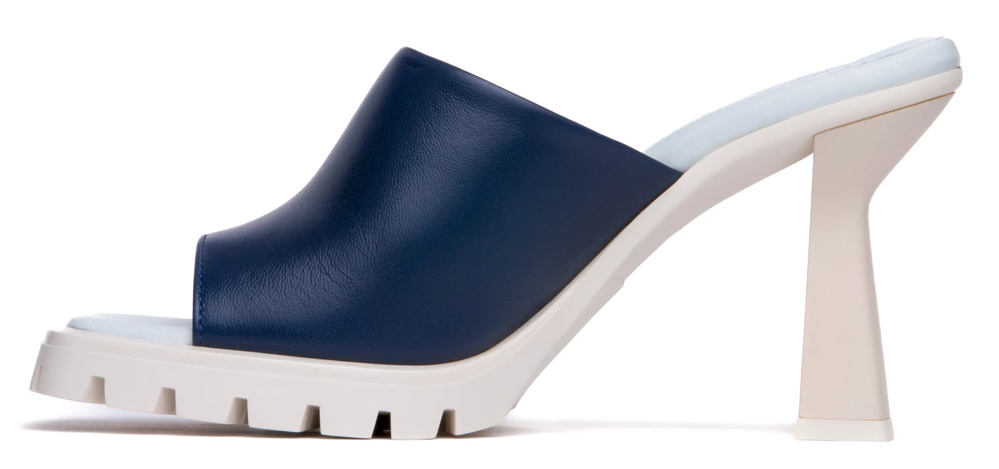 Amy Blue Leather Sandal