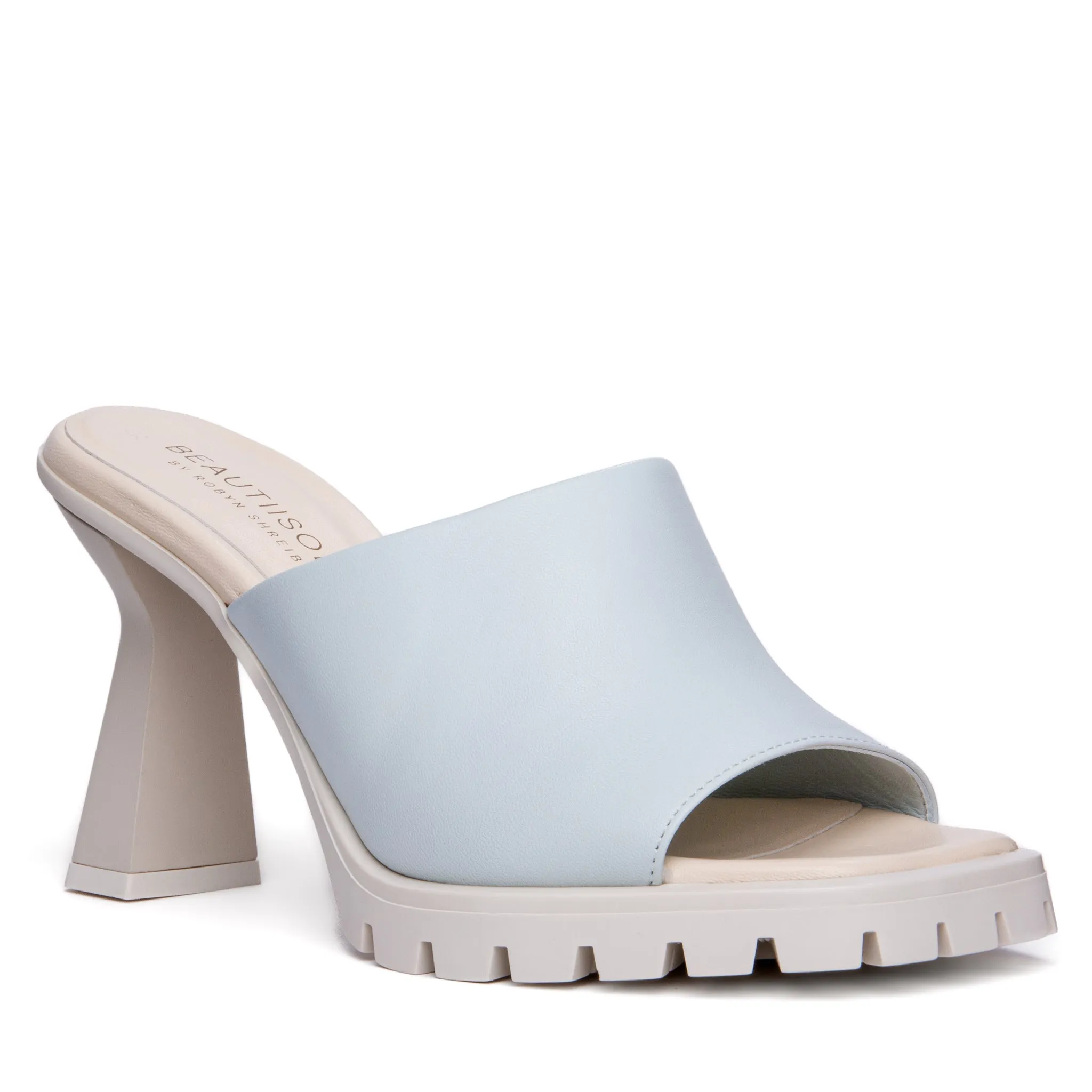 Amy Blue Leather Sandal