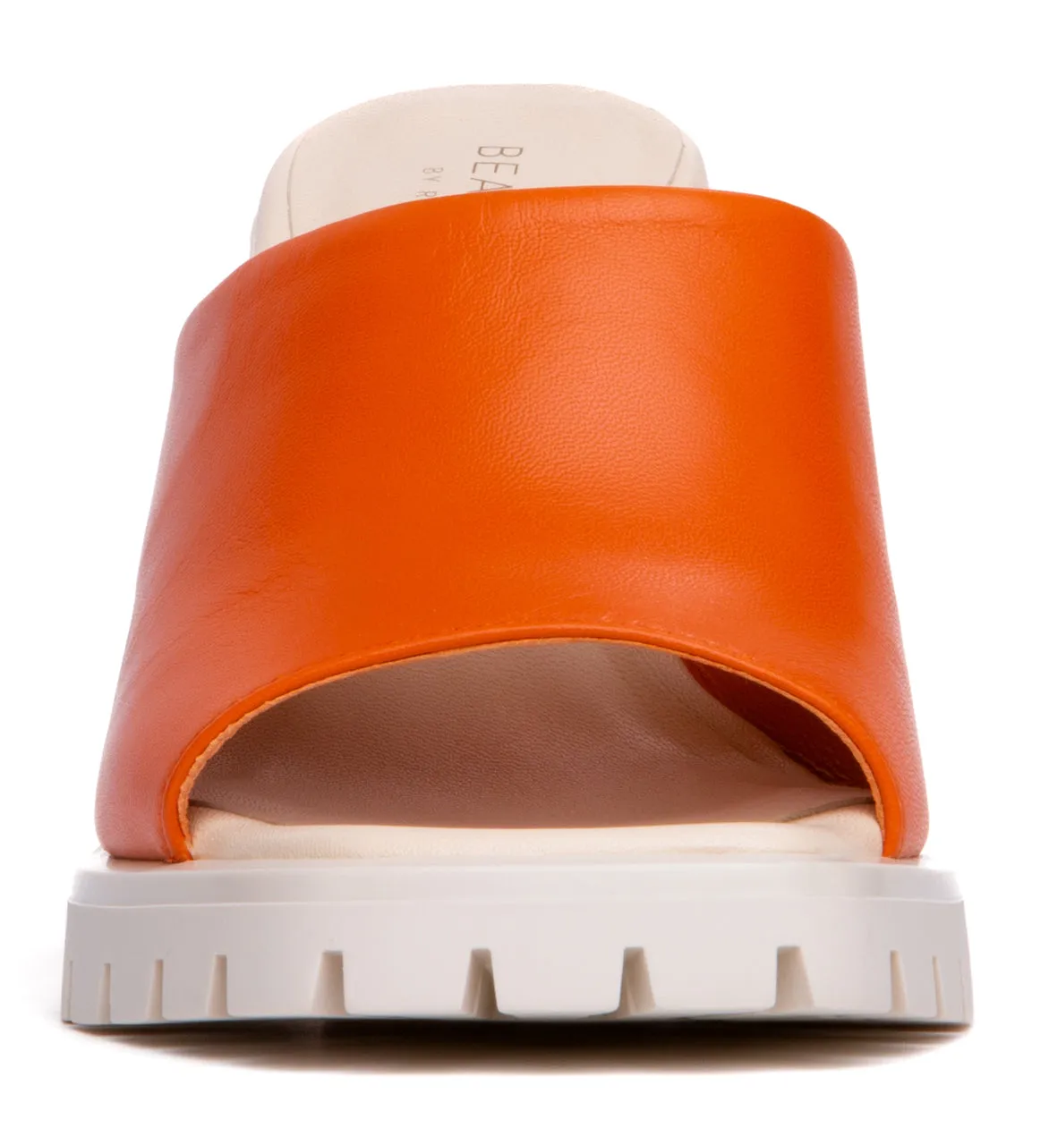 Amy Off-White Leather Sandal