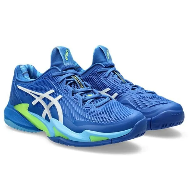 Asics Court FF 3 Novak Mens Tennis Shoes  - Tuna Blue/White