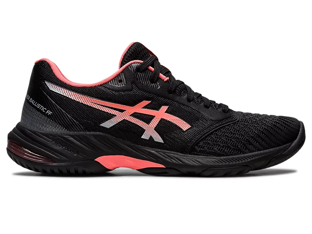 ASICS Netburner Ballistic FF 3 Women's Netball Shoes - Black / Papaya