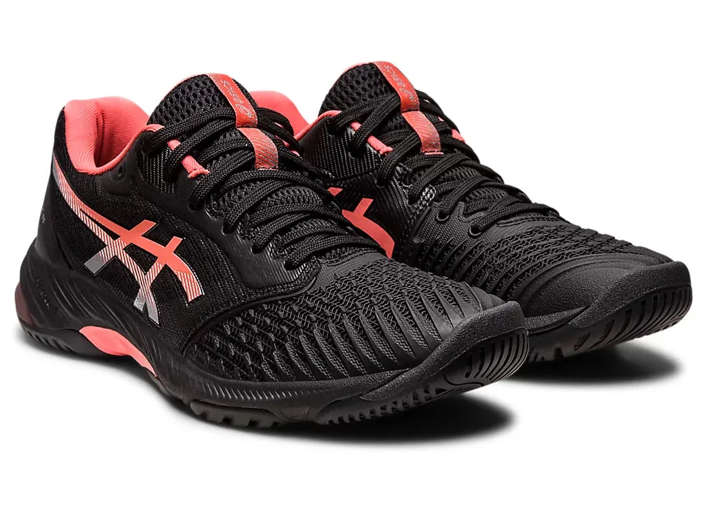 ASICS Netburner Ballistic FF 3 Women's Netball Shoes - Black / Papaya