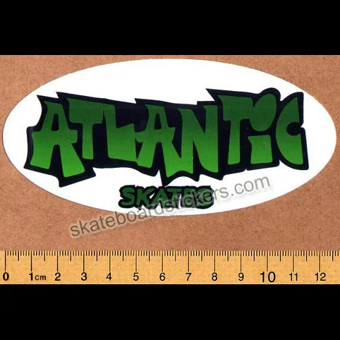 Atlantic Skates Skateboard Sticker