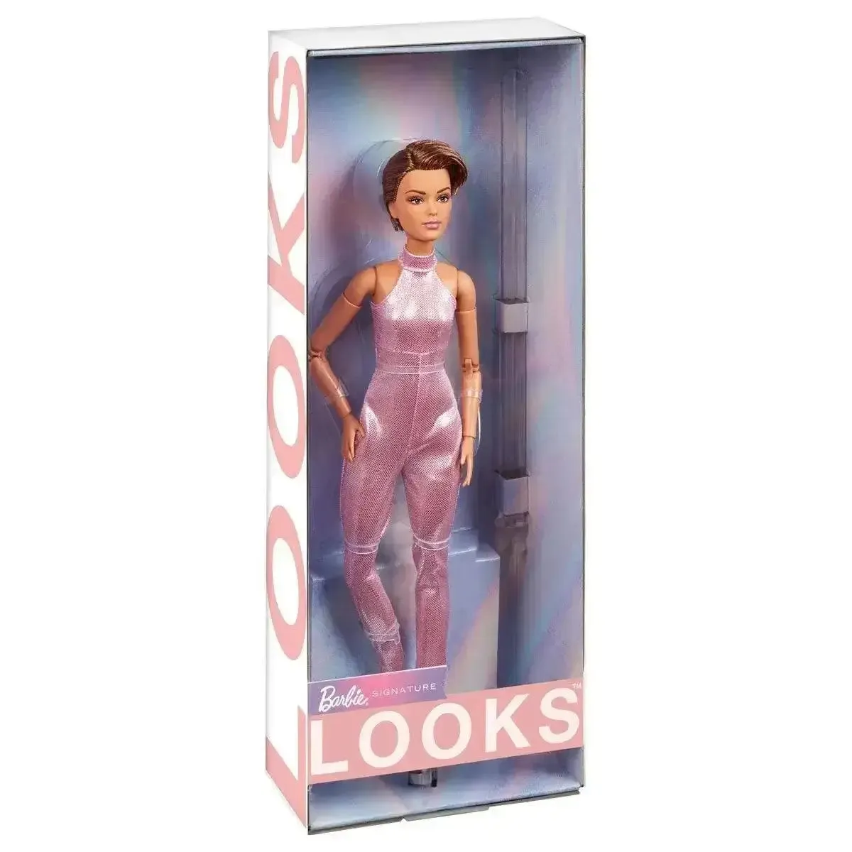 Barbie Signature Barbie Looks Doll #22 (Petite, Short Auburn Hair)