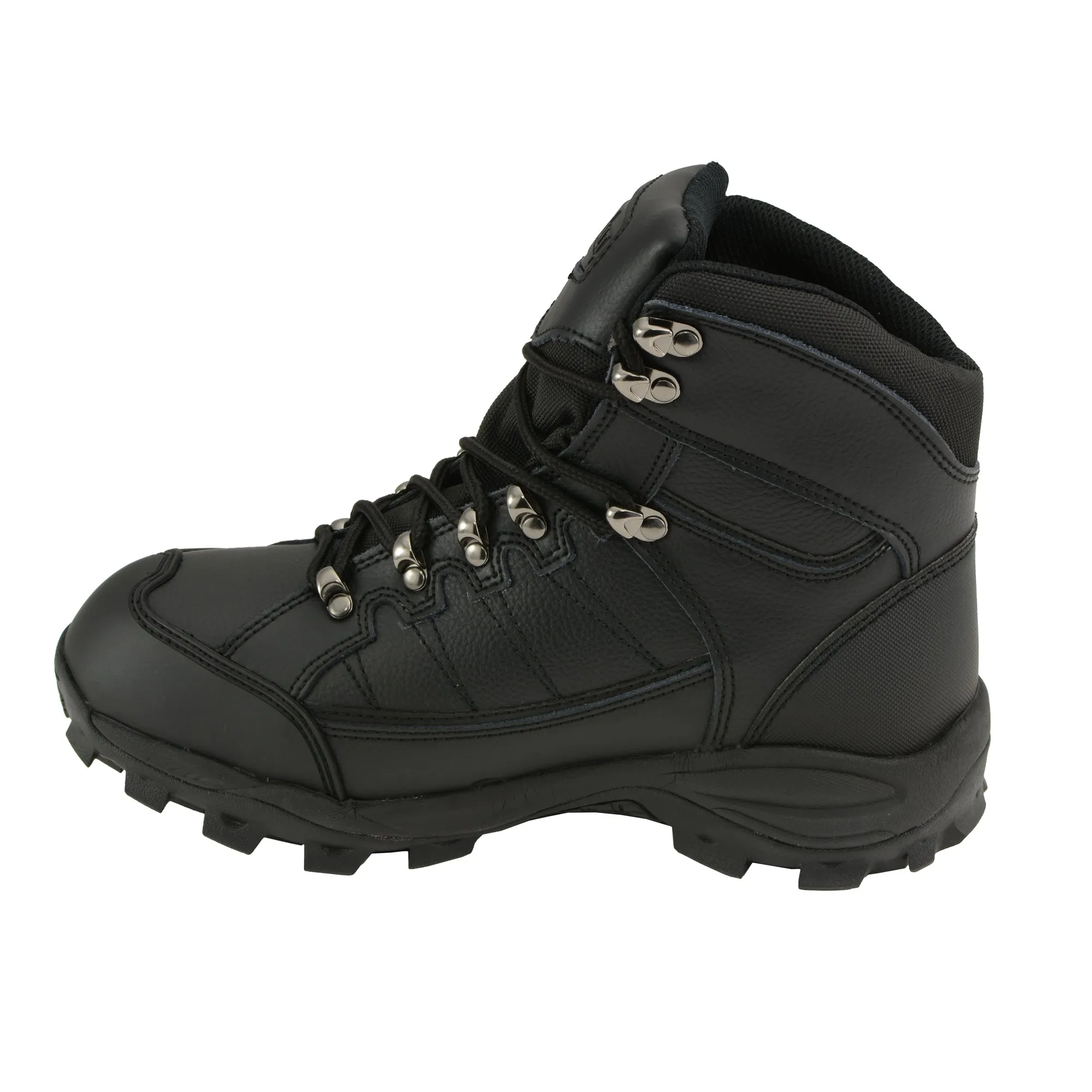 BAZALT-MBM9129ST-Men's Black Water & Frost Proof Leather Boots W/ Composite Toe-BLK-7