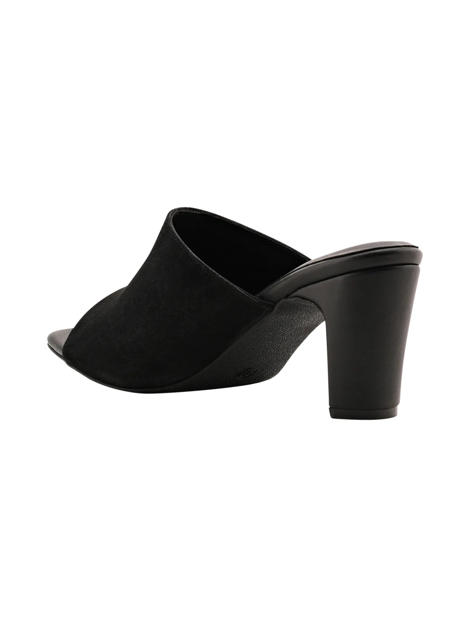 Black Suede Mules For Women