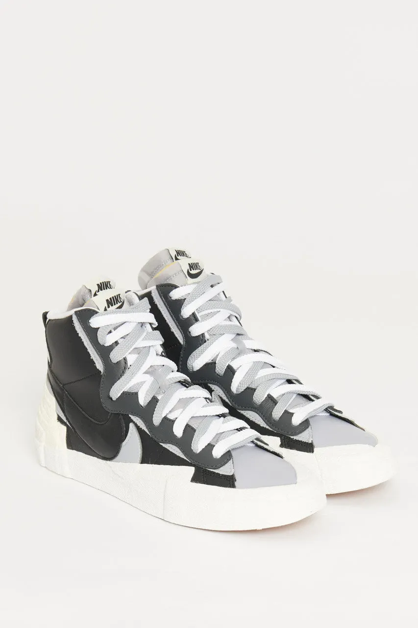 Black / Wolf Grey-White Blazer Mid Preowned Sneakers