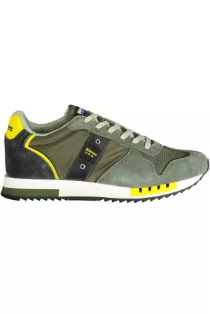 Blauer Green Leather Men Sneaker