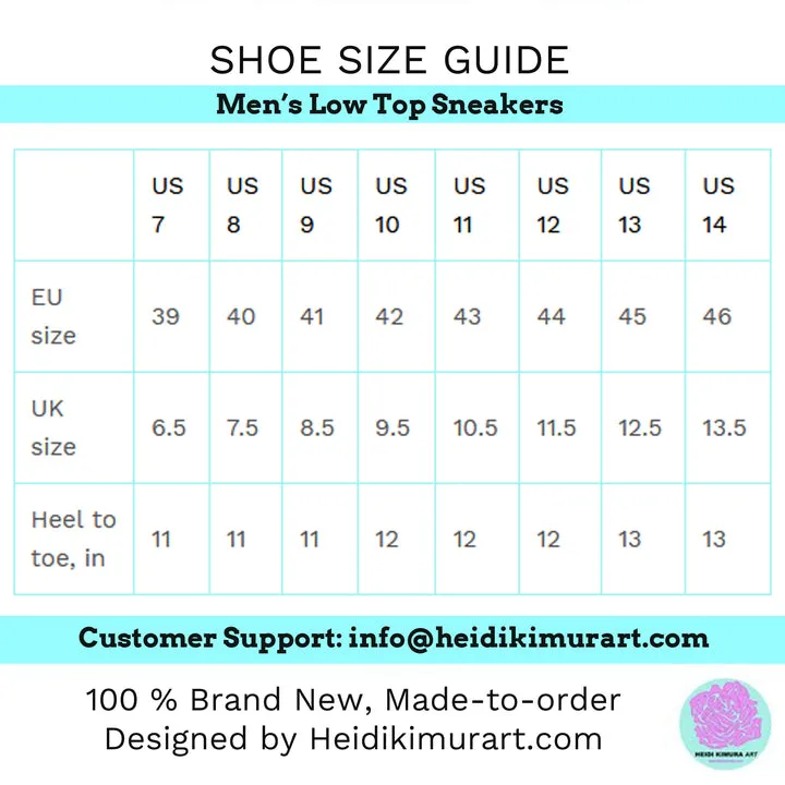 Blue Best Solid Color Sneakers, Best Solid Color Modern Best Men's Low Top Sneakers (US Size: 5-14)