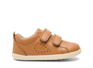 Bobux Grass Court Boys Girls Caramel Trainer Shoe