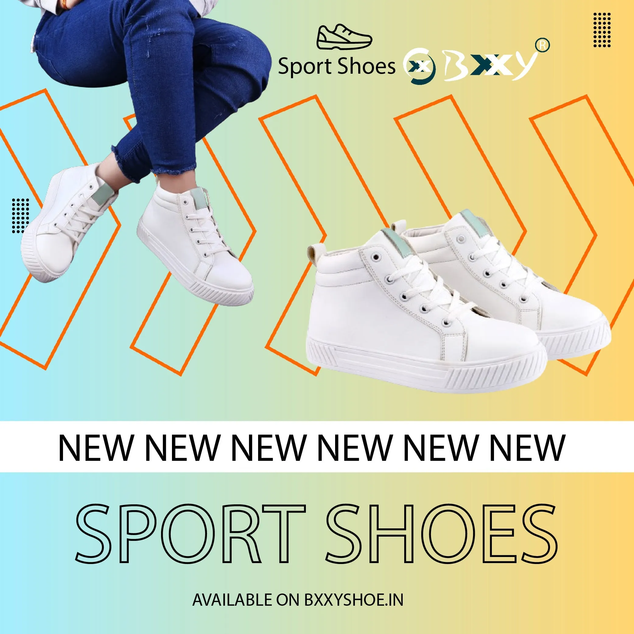 Bxxy Latest Daily Wear Casual Lace-up Sneakers For Women