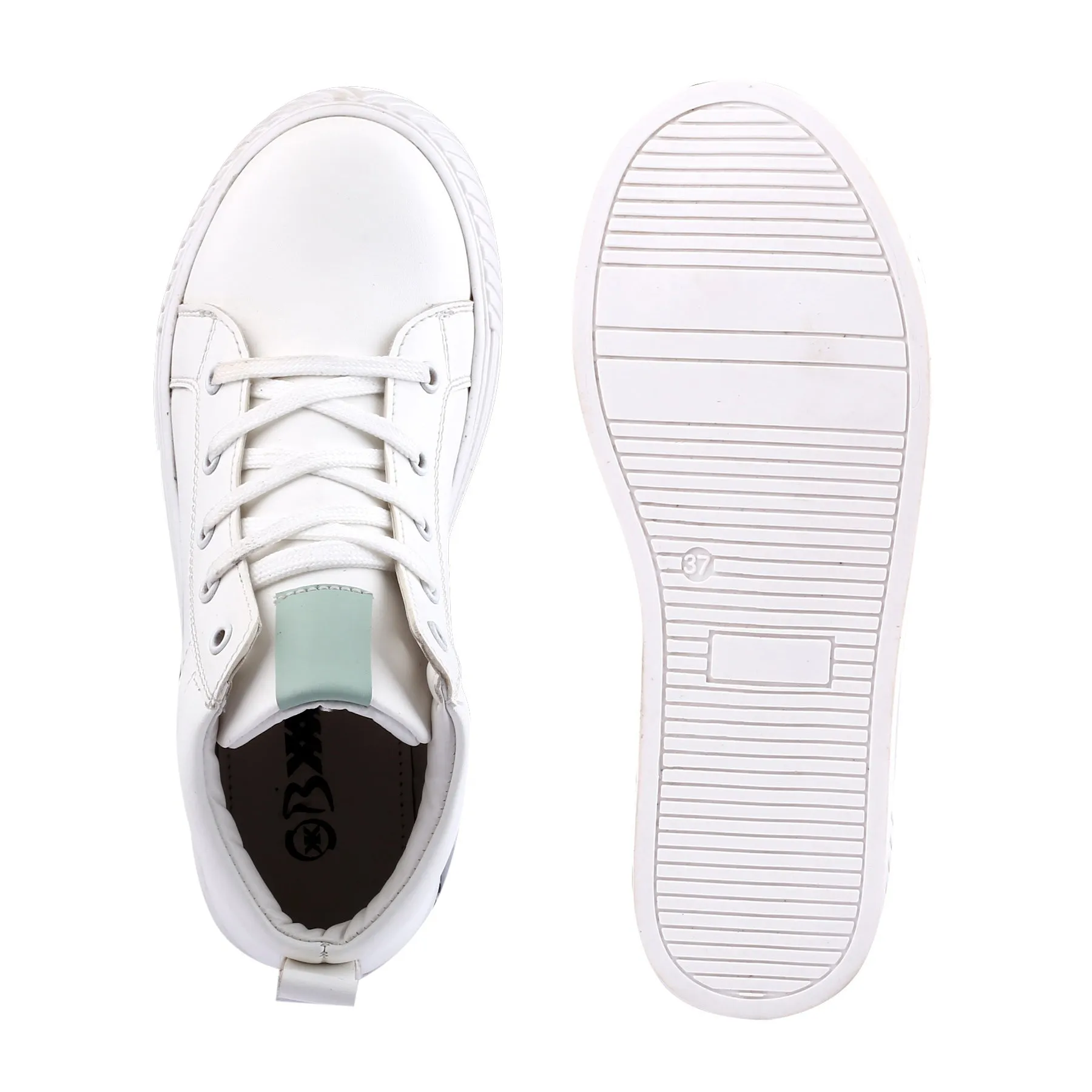 Bxxy Latest Daily Wear Casual Lace-up Sneakers For Women