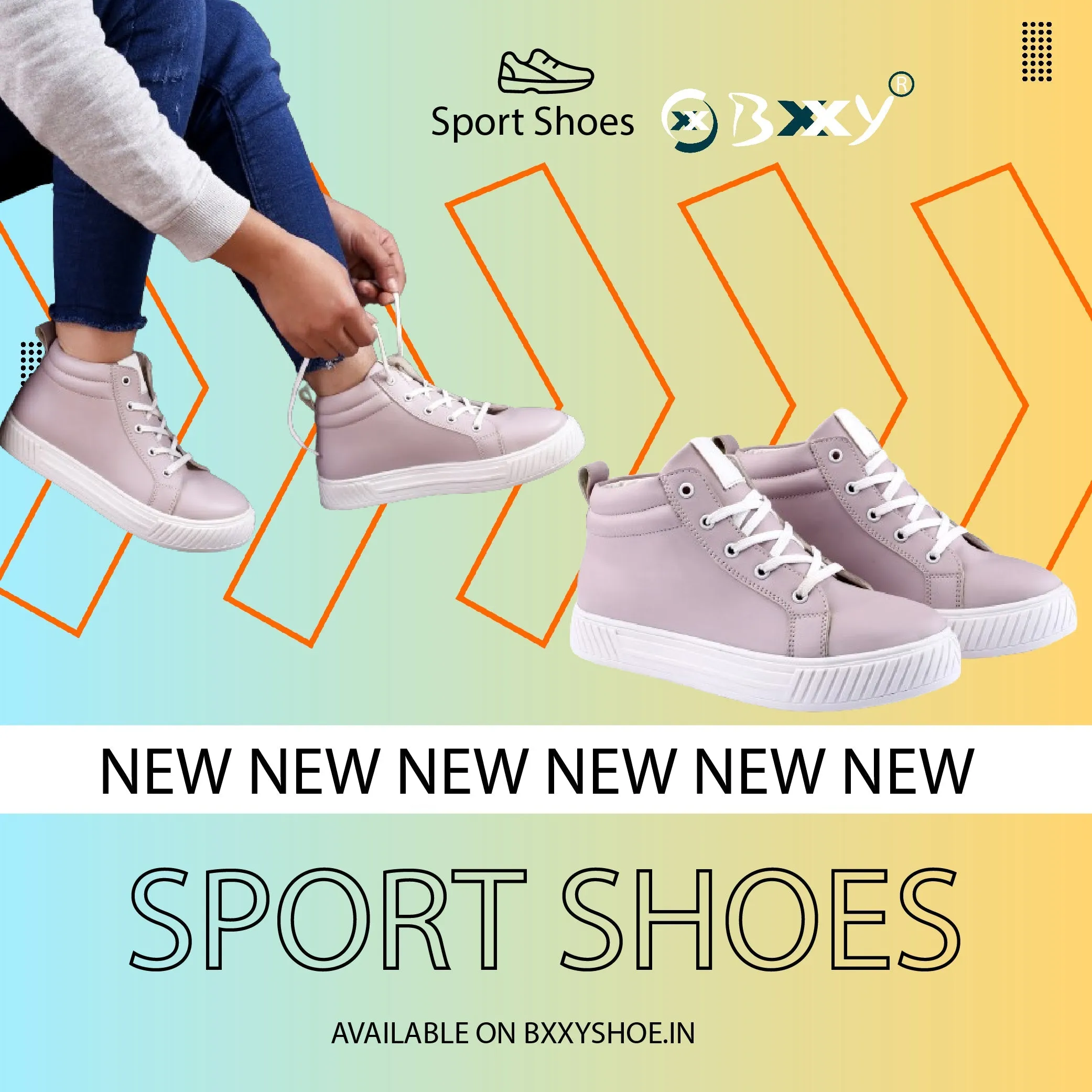 Bxxy Latest Daily Wear Casual Lace-up Sneakers For Women