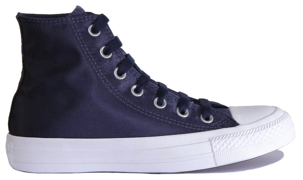 Converse 557941C CT All Star High Top Trainer In Navy For Women