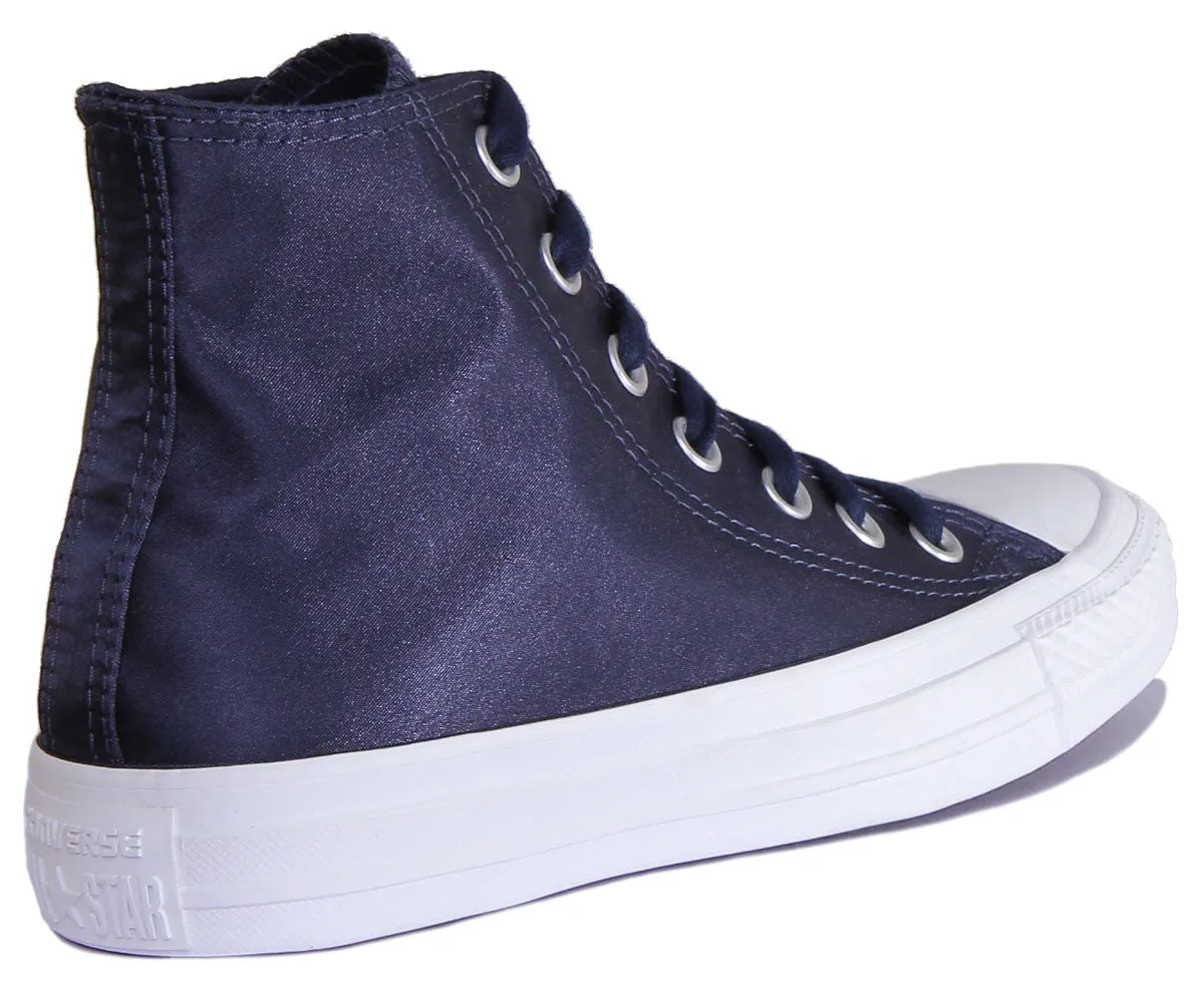 Converse 557941C CT All Star High Top Trainer In Navy For Women