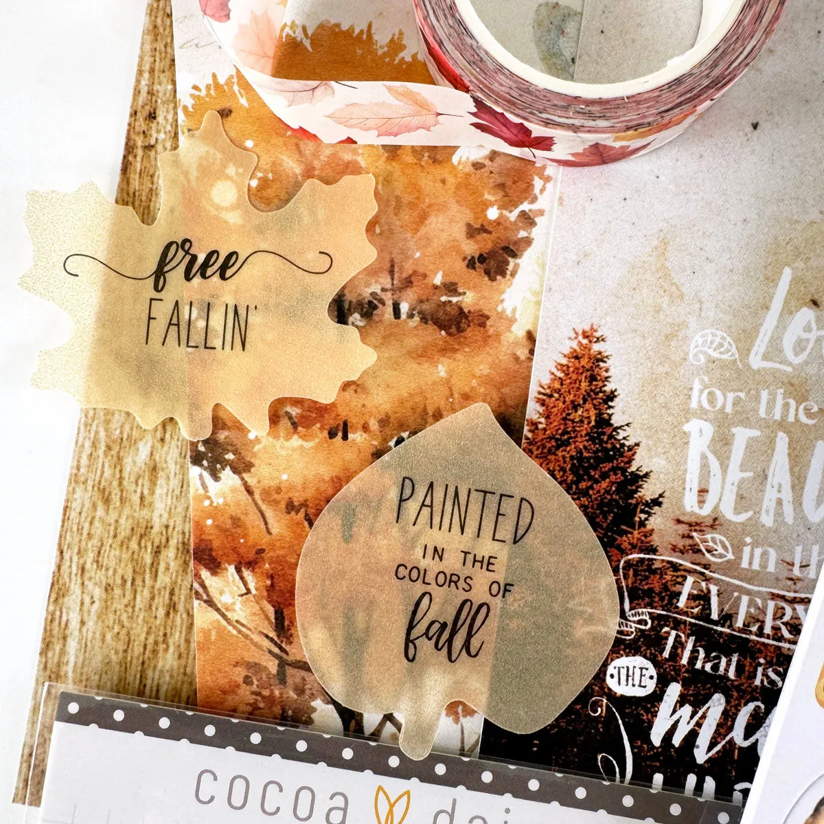 Cozy Season Scrapbooking Kit - Choose Your Add On - October 2024