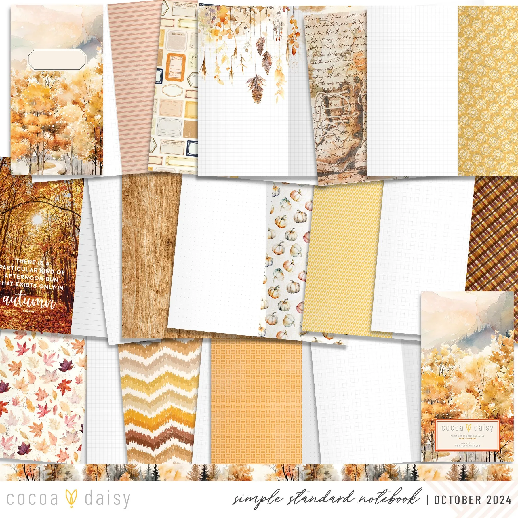 Cozy Season Scrapbooking Kit - Choose Your Add On - October 2024