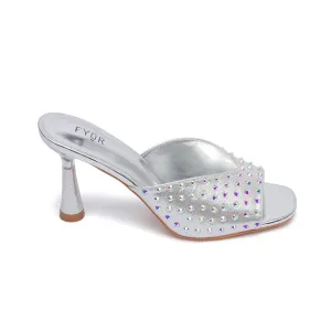 Crystal Embellished Mule HL 104