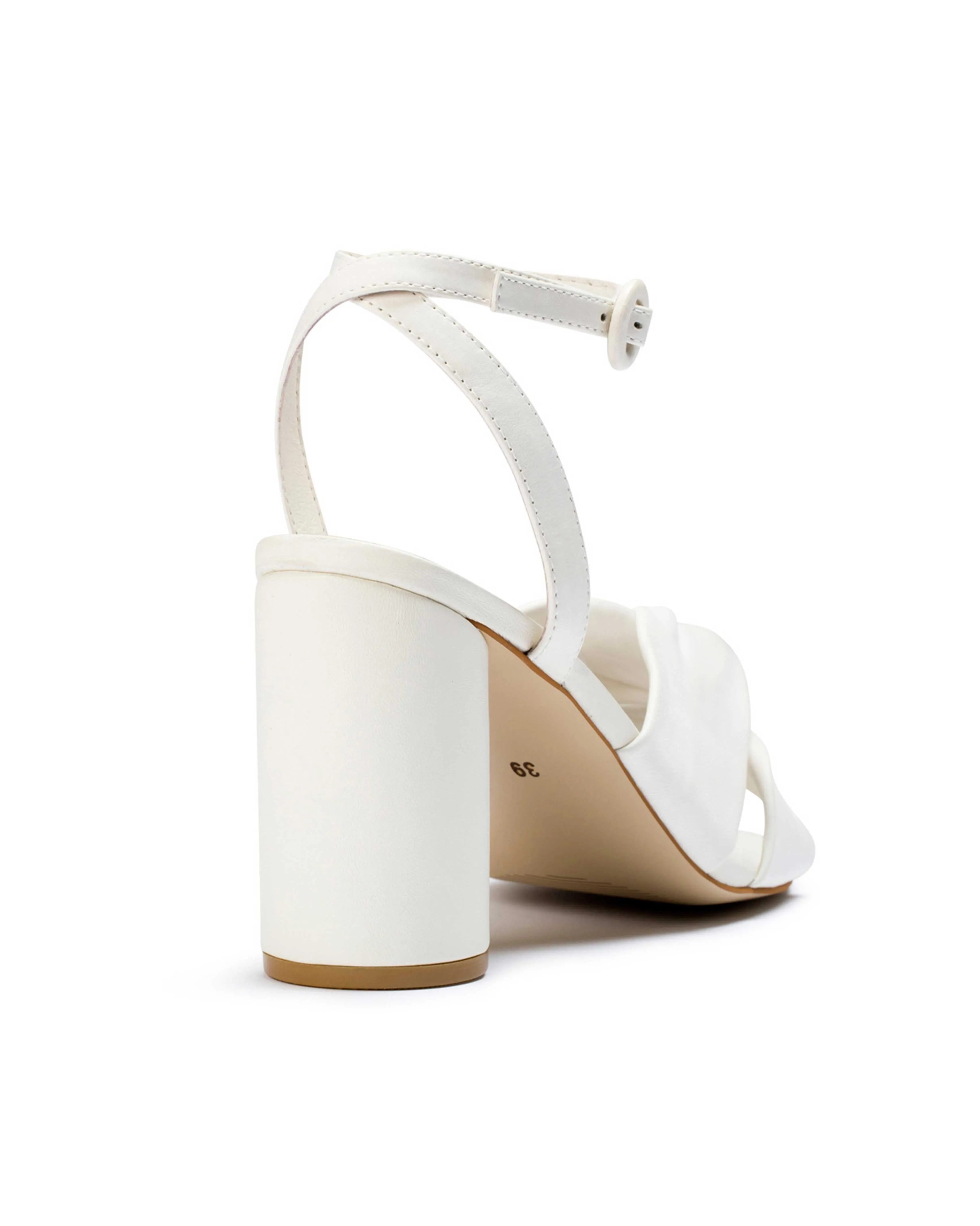 DESTINY - IVORY LEATHER WEDDING SANDALS