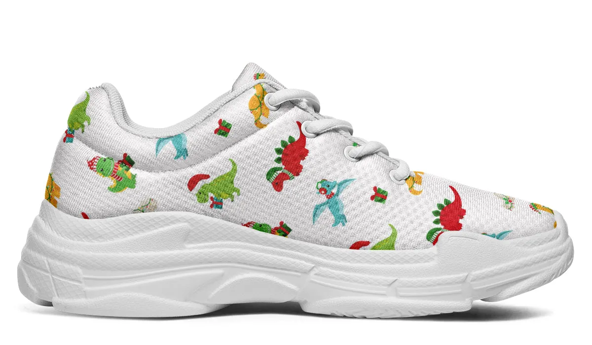 Dino Christmas Chunky Sneakers