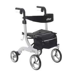 Drive Medical rtl10266wt Nitro Euro Style Walker Rollator, White