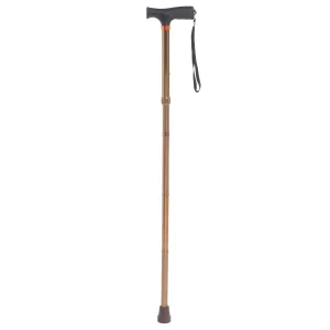 Drive Medical rtl10304bz-sh Soft Handle Folding Cane, Bronze