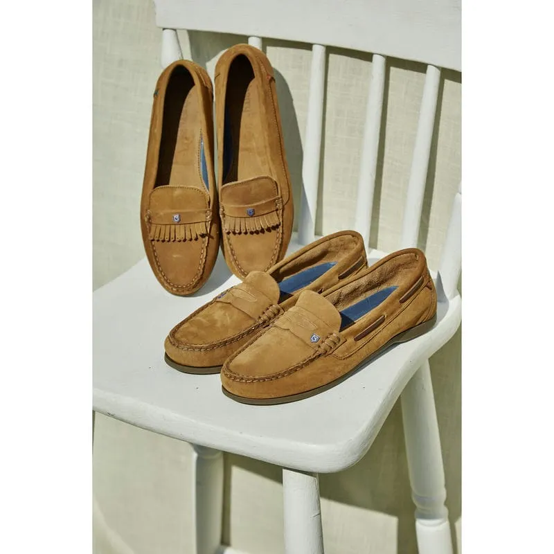 Dubarry Ladies Belize Deck Shoe - Cognac