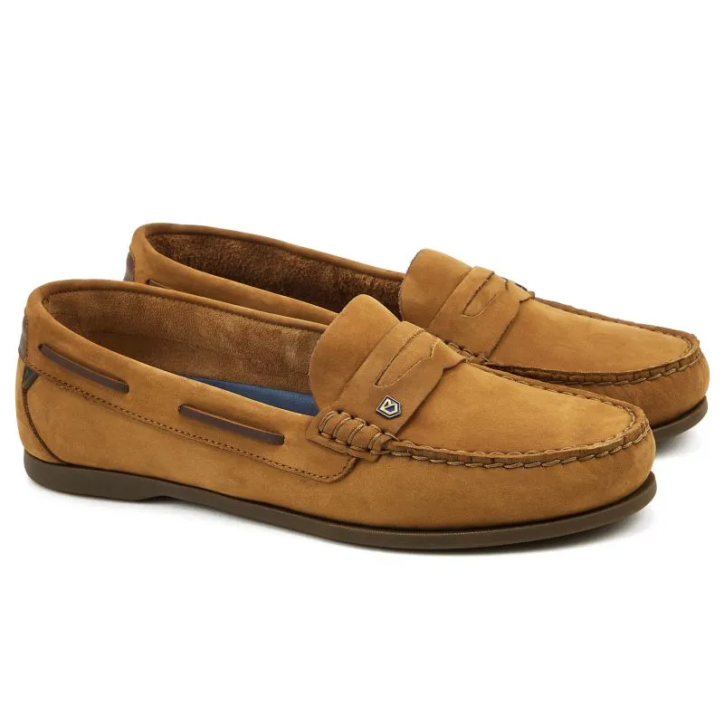 Dubarry Ladies Belize Deck Shoe - Cognac